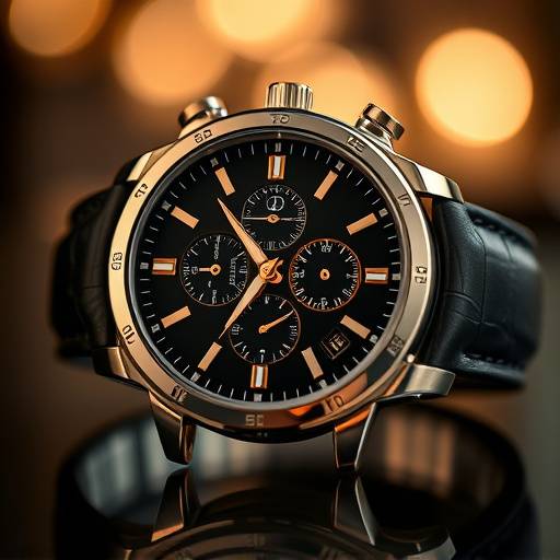 High-quality product shot of a luxury watch, highlighting its craftsmanship and design, taken for a commercial campaign.