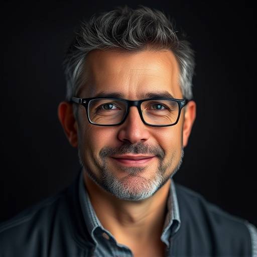 Portrait of Marco Silva, a senior photographer specializing in event and commercial photography at Luminous Lens.