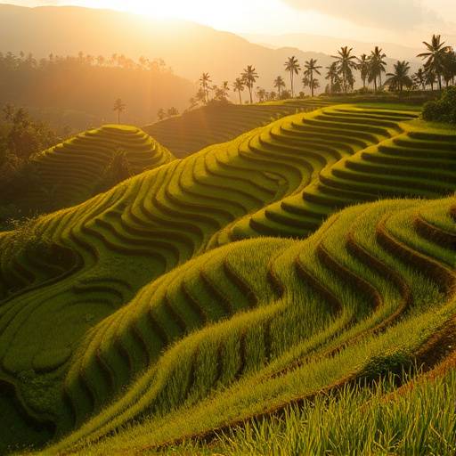 Rice terraces in Ubud, Bali